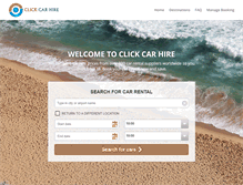 Tablet Screenshot of click-car-hire.com